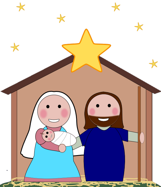 christmas nativity clip art free download - photo #4