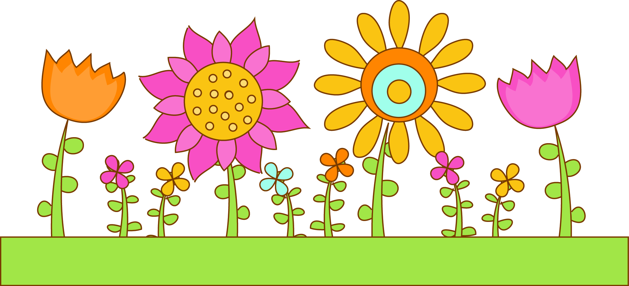 clipart of house with garden - photo #35