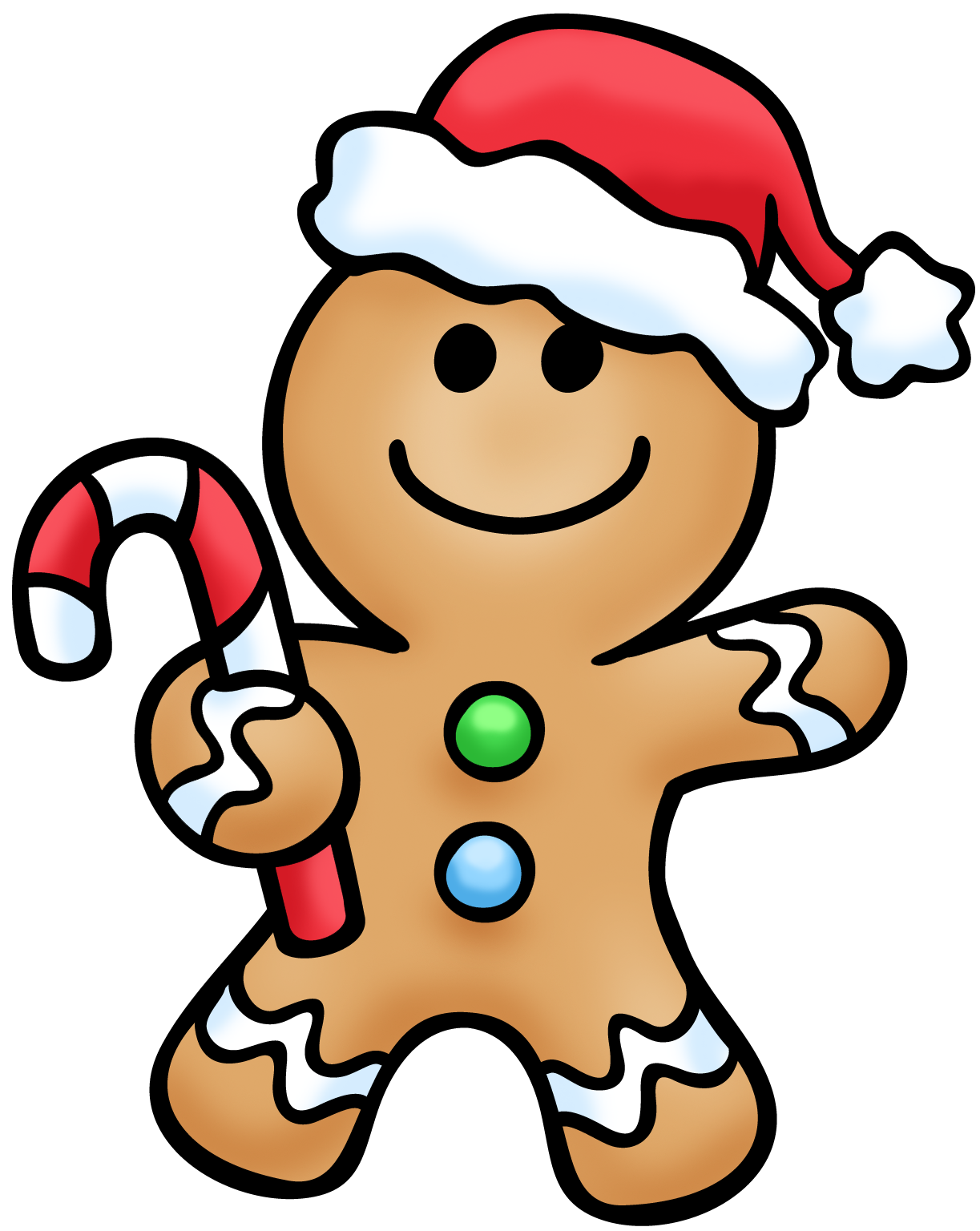 Christmas gingerbread man clip art clip art gingerbread image Clipartix