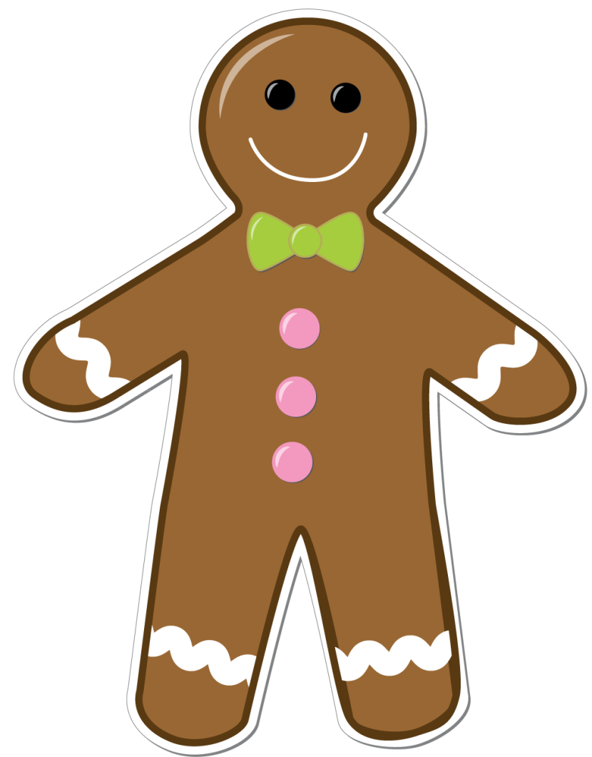 free clipart of a gingerbread man - photo #8