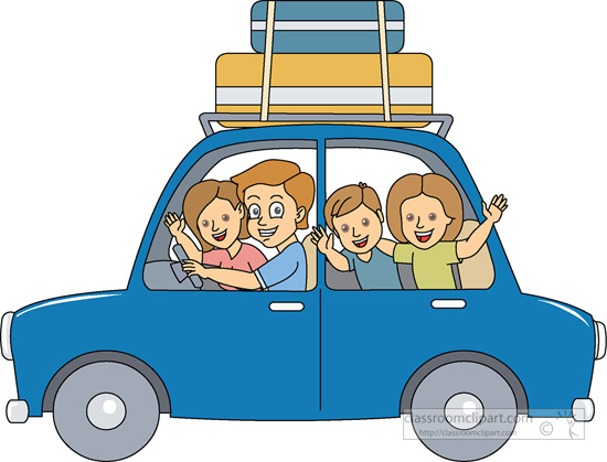 free clipart family in car - photo #14
