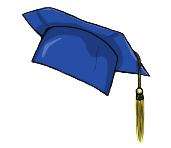 blue graduation cap clip art free - photo #21