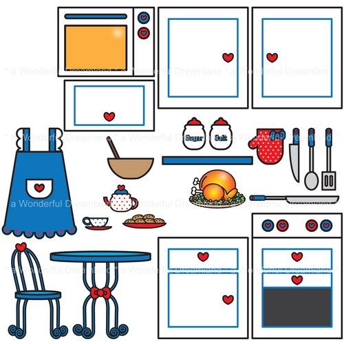 clipart of a kitchen - photo #29
