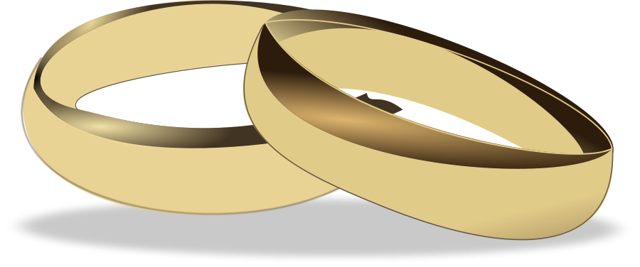 linked wedding rings clipart - photo #18