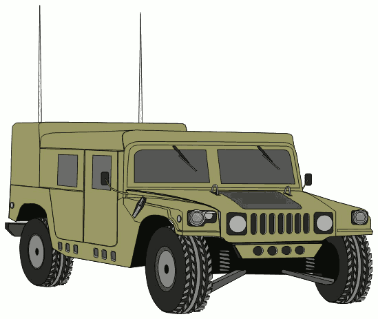 clipart of military vehicles - photo #4