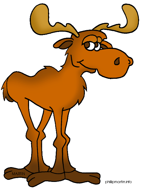 free clip art cartoon moose - photo #1