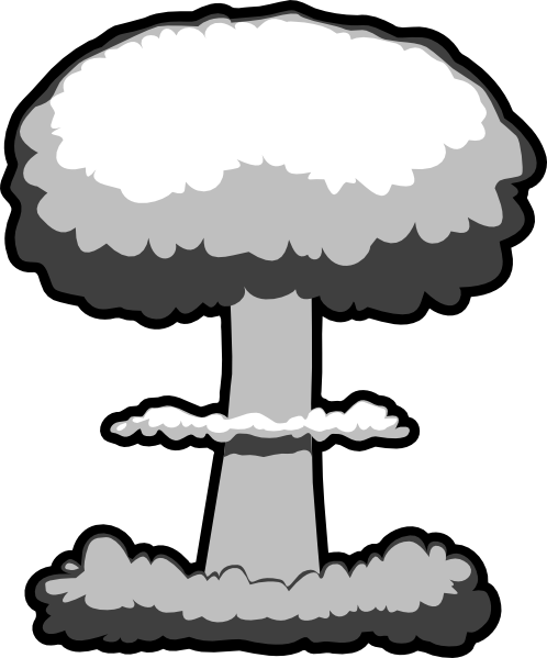 mushroom cloud clip art - photo #8
