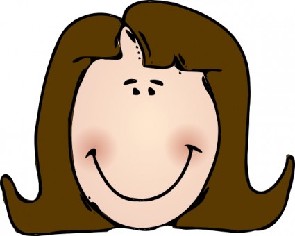 Woman face clip art free free vector for free download ...