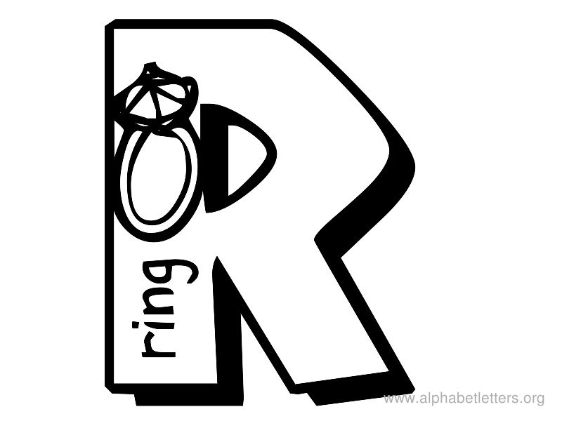 clipart black and white letters - photo #16