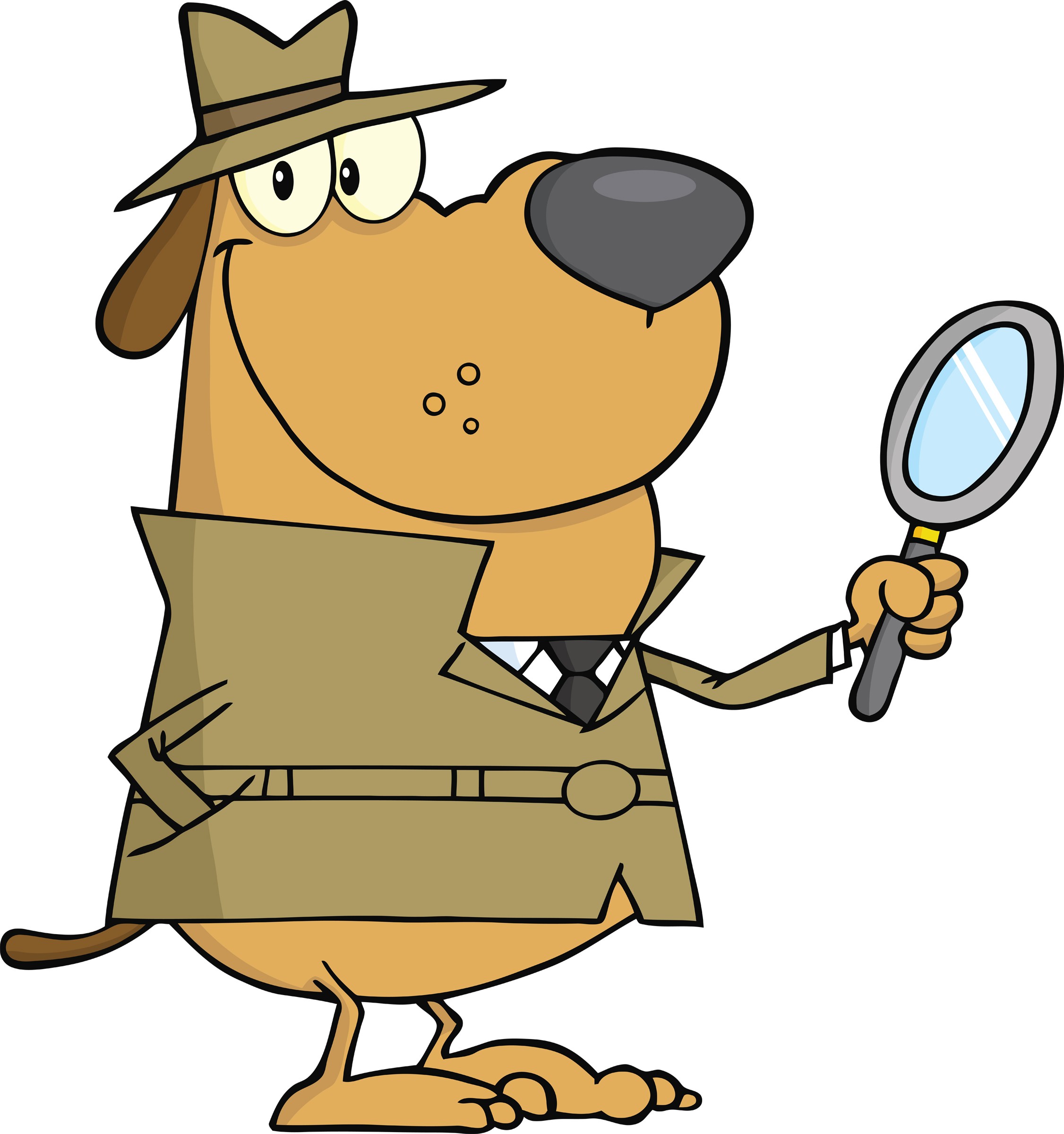 free clipart detective cartoon - photo #12