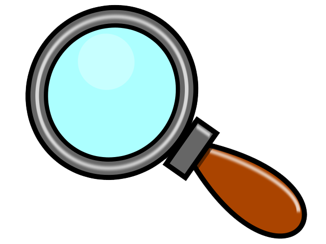 clipart magnifying glass detective - photo #22
