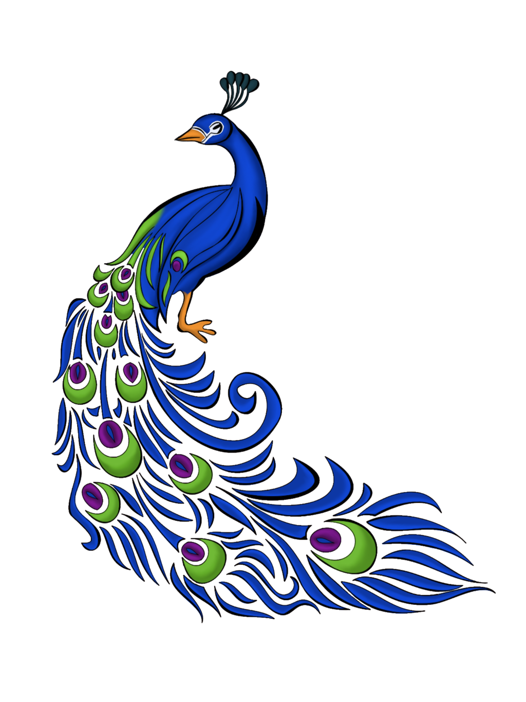 Free Peacock Clipart Pictures - Clipartix