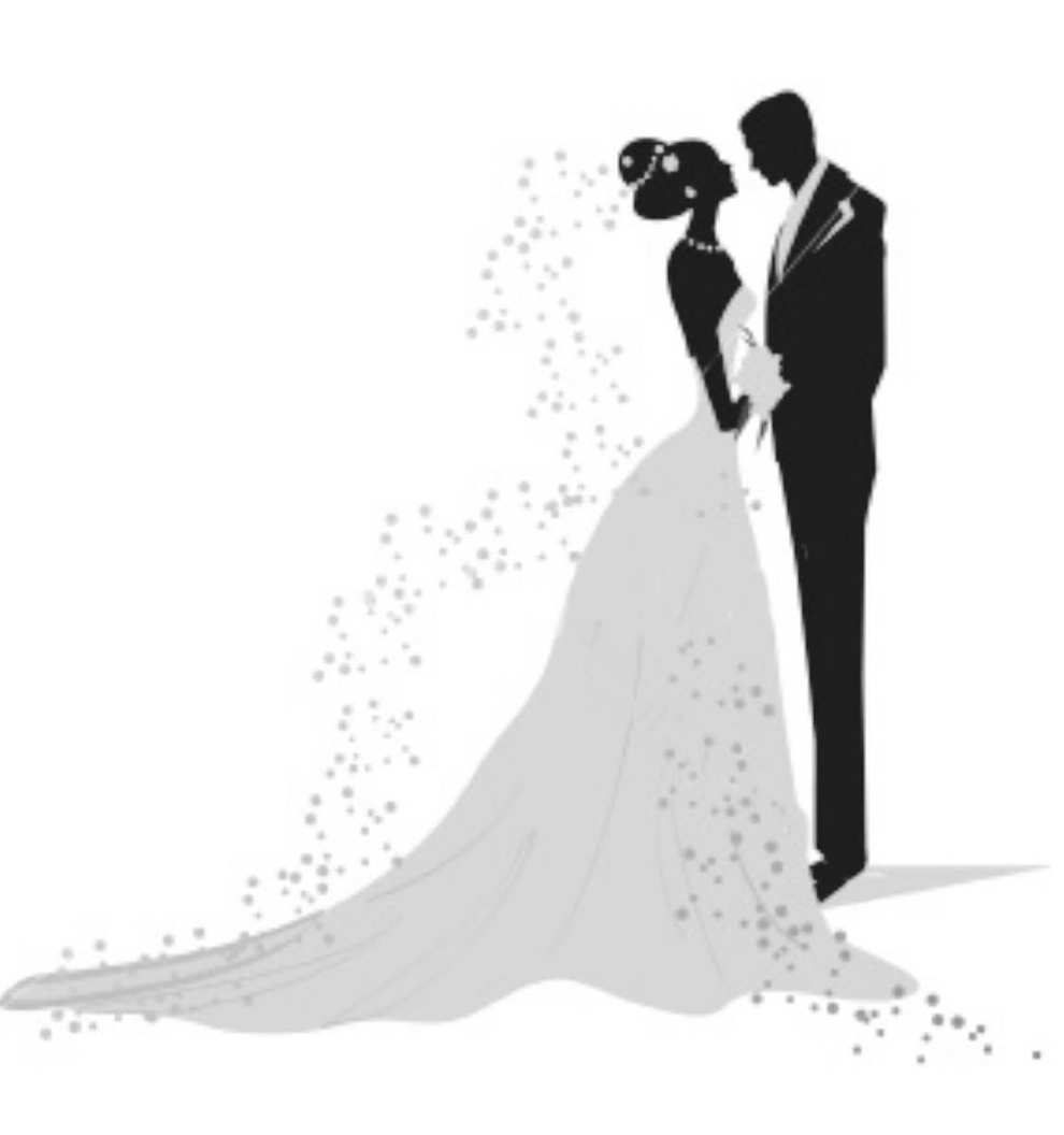 Bride and groom clipart black and white weddingdecoration