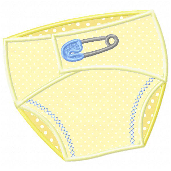 diaper baby shower clip art - photo #37