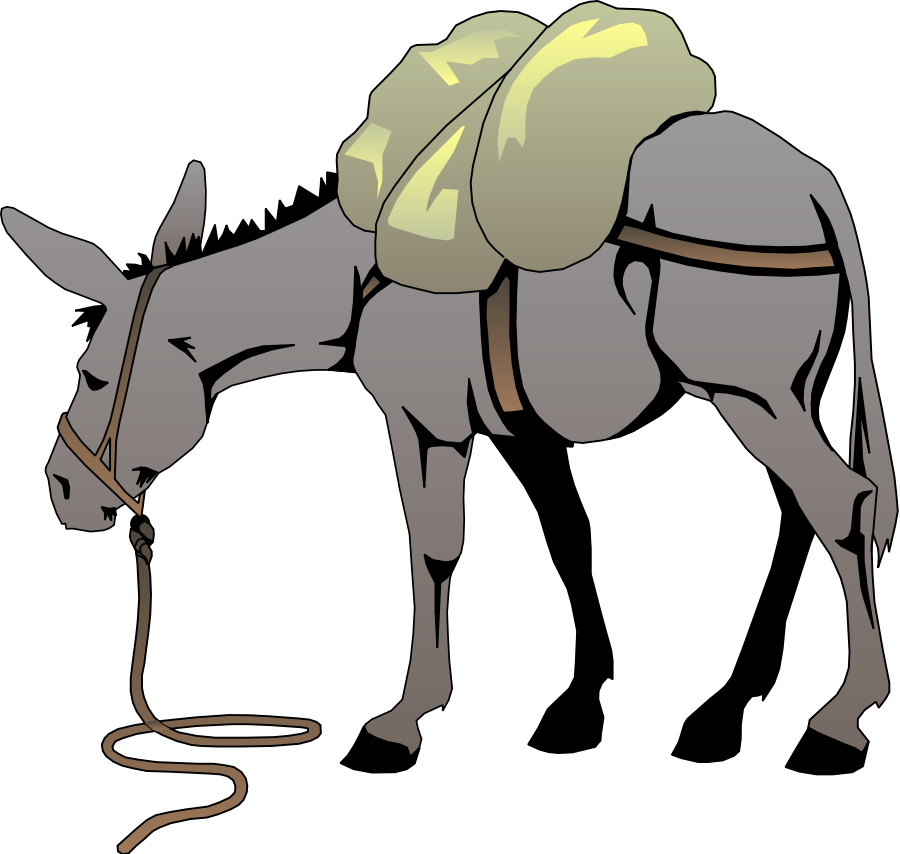free clipart of a donkey - photo #13