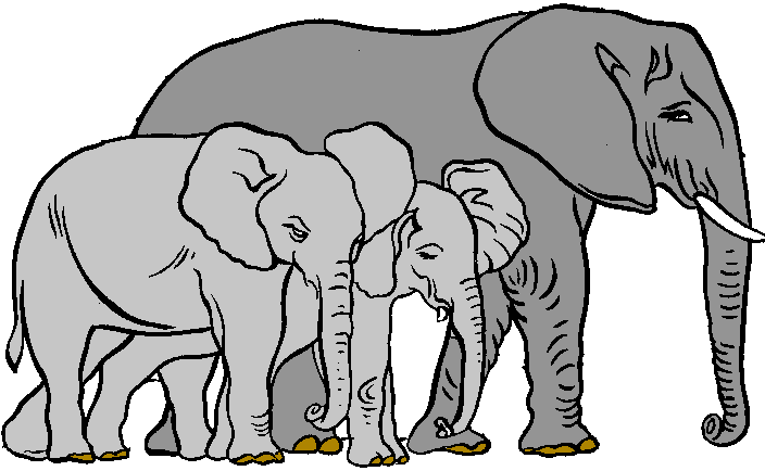 elephant clip art free download - photo #33