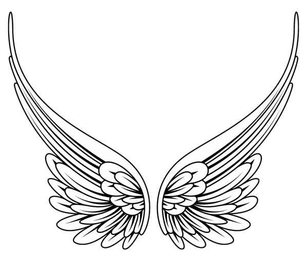 Image of angel wing clipart 1 free clipart angel wings