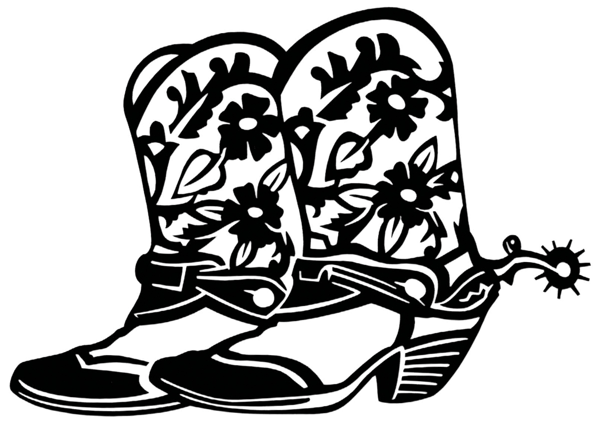 clipart cowboy boots free - photo #33