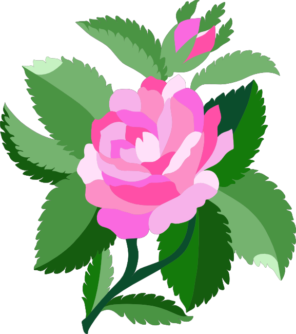 clipart of rose plant - photo #17