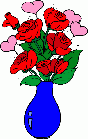 clipart of roses and hearts - photo #17