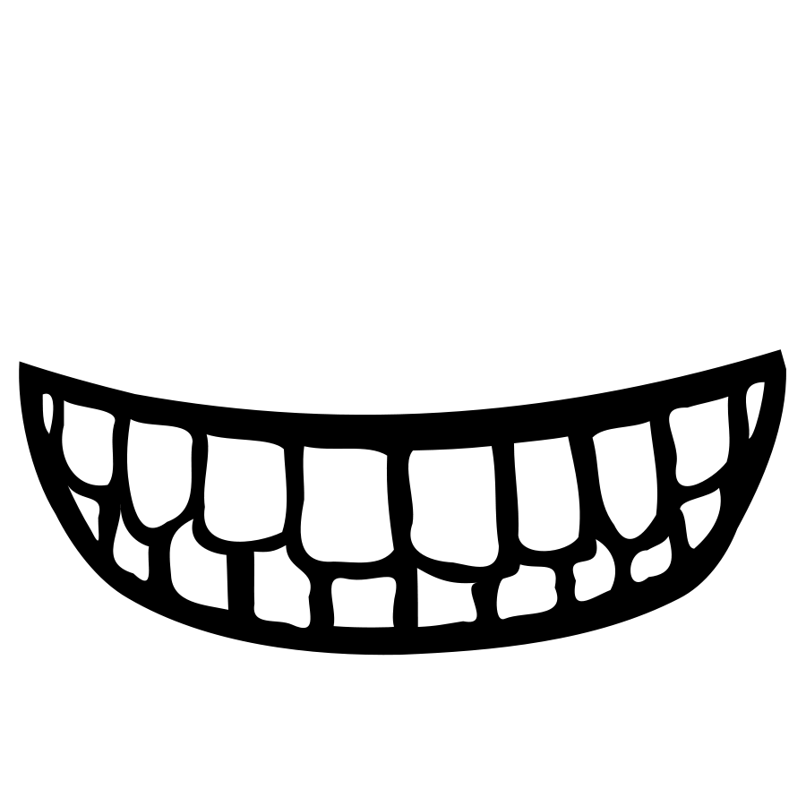 clipart smile with teeth - photo #23