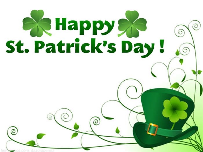 free black and white st patricks day clipart - photo #43