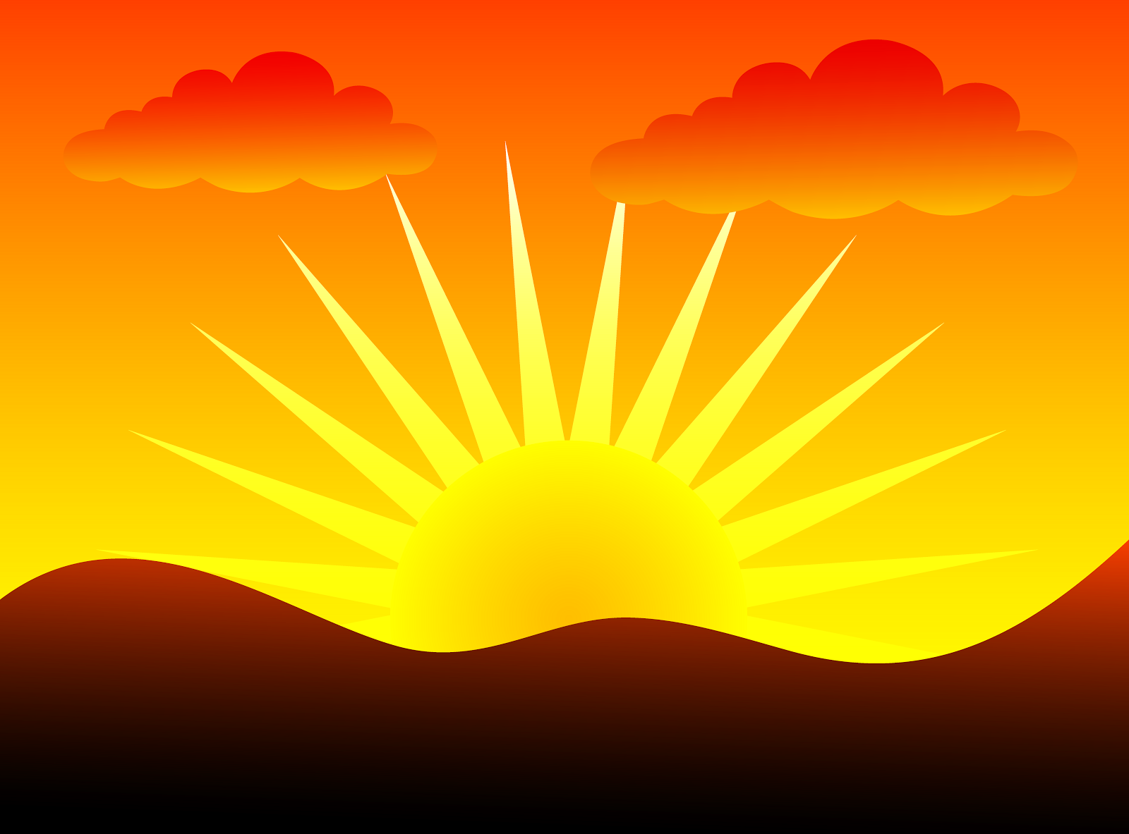 Sunrise Eventing Clip Art Free Clipart Images Clipartix
