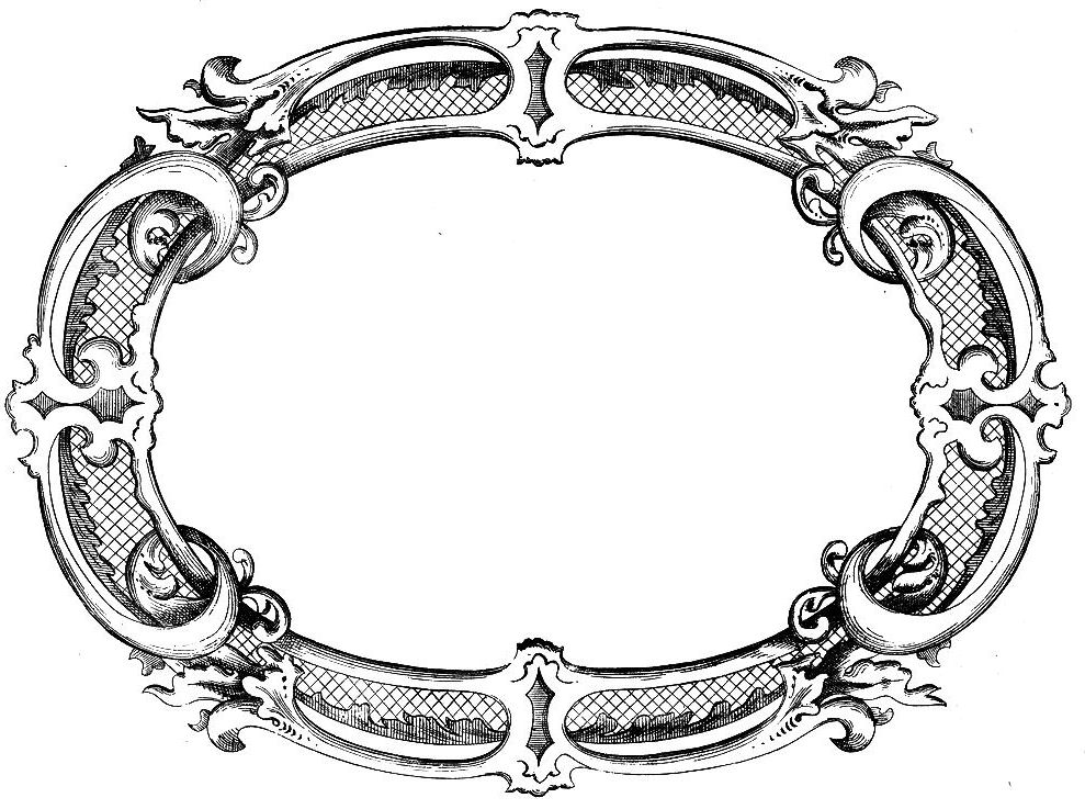 Black scroll frame clip art free clipart images cliparting - Clipartix