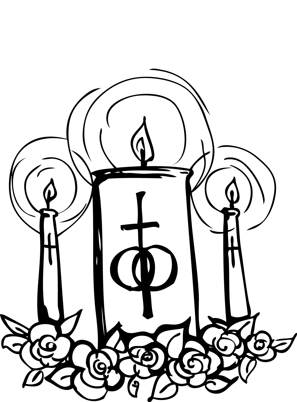 clip art church candles - photo #48