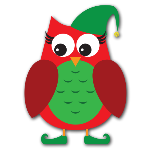 christmas owl clip art free download - photo #40
