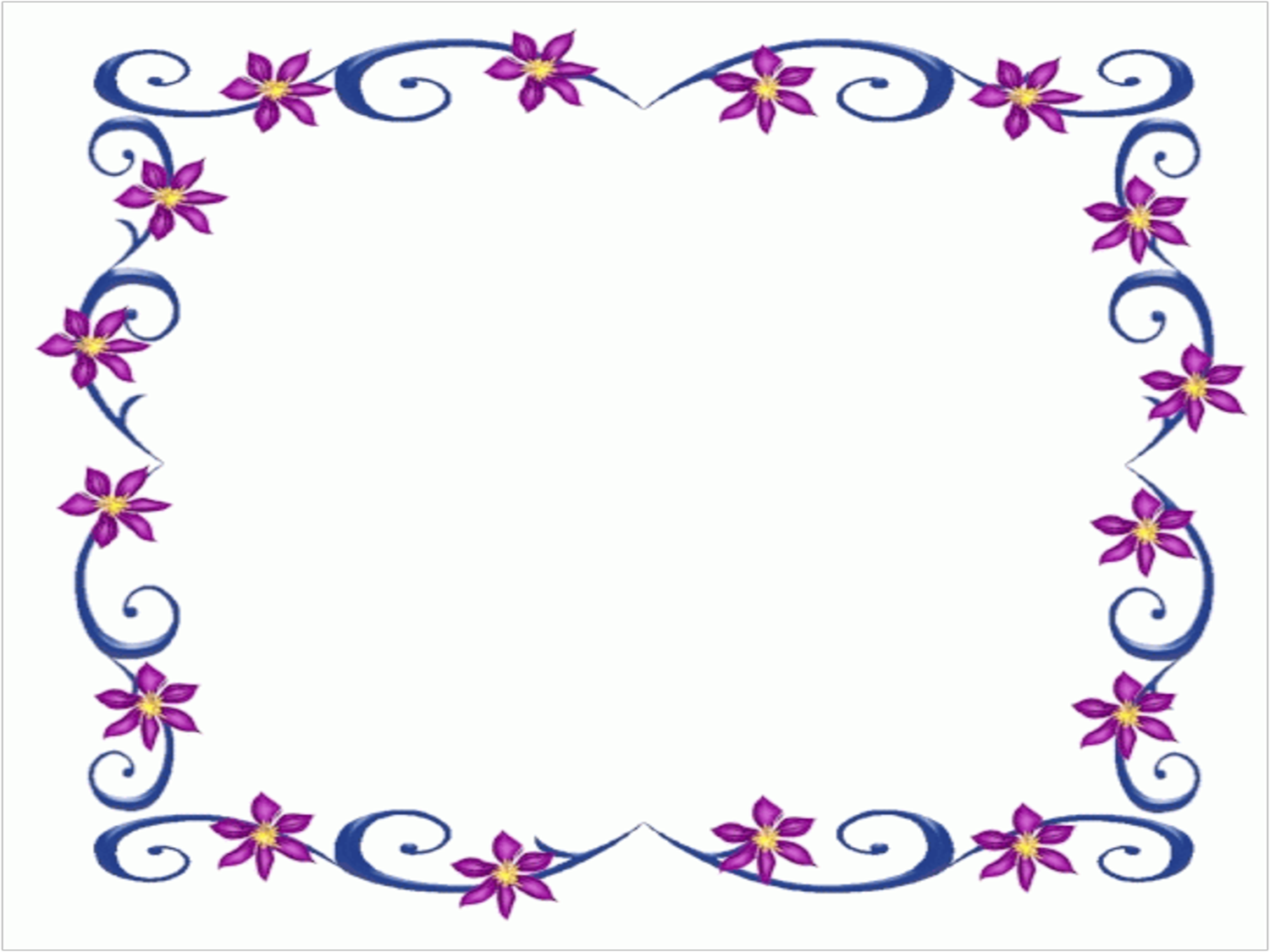 clip art free floral border - photo #18