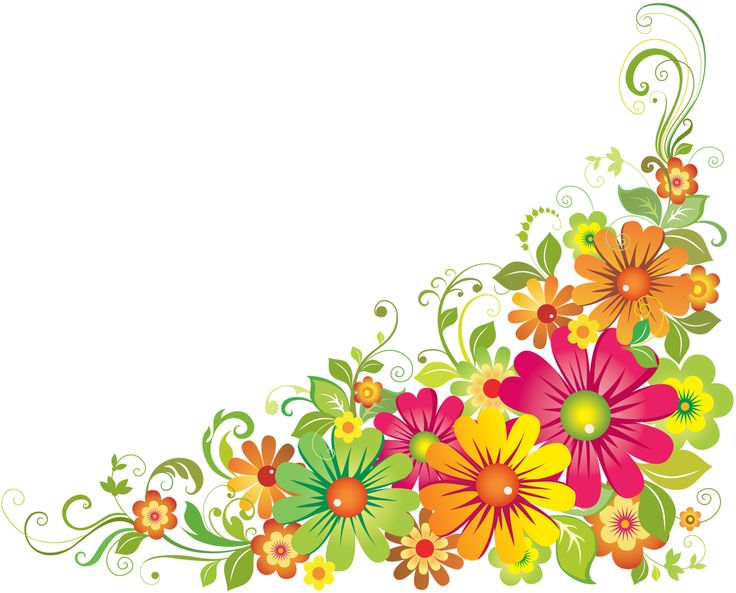 clip art free flower borders - photo #8