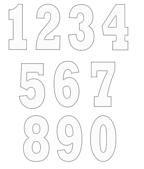 free numbers clipart images - photo #46