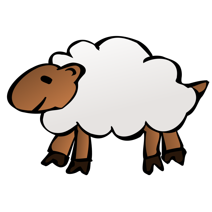free clip art cartoon sheep - photo #28