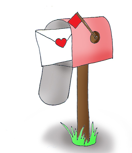 valentine mailbox clipart - photo #1