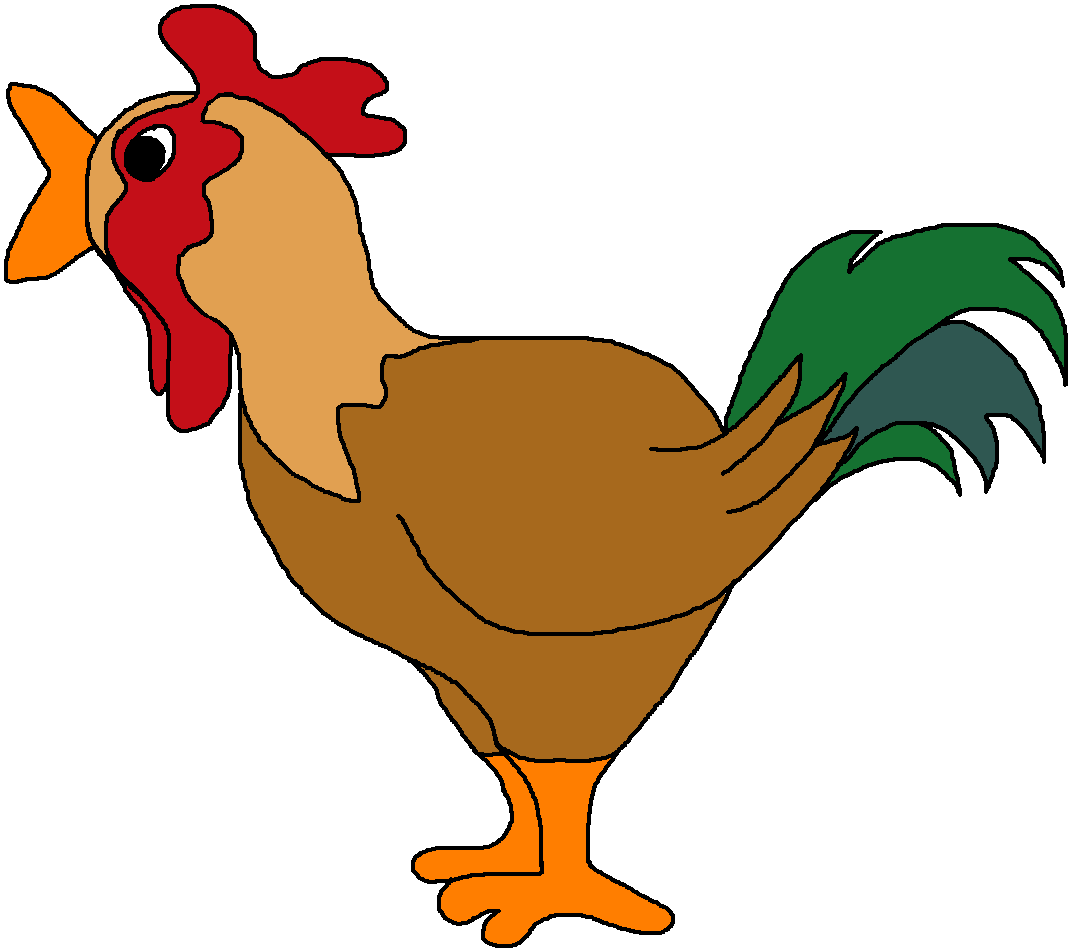 rooster animation clipart - photo #7