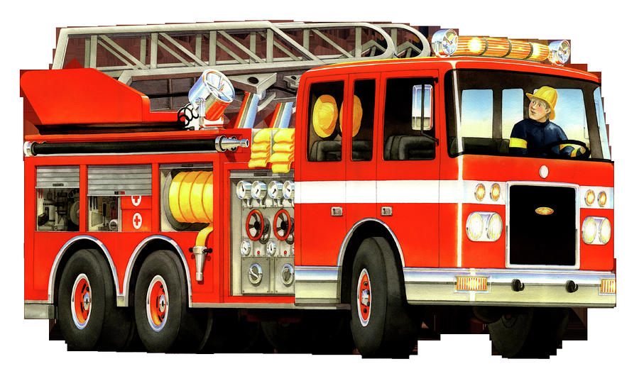 clipart fire truck pictures - photo #41
