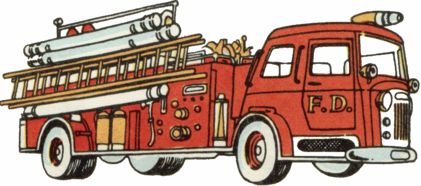 free clipart of fire trucks - photo #43