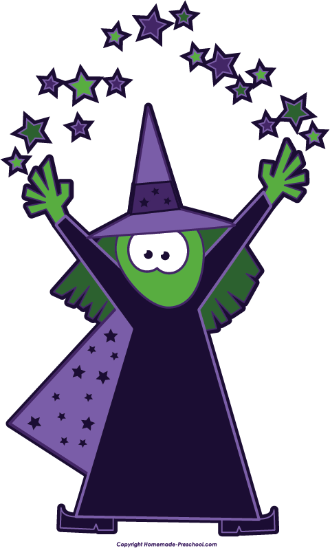 free witch cartoon clipart - photo #42