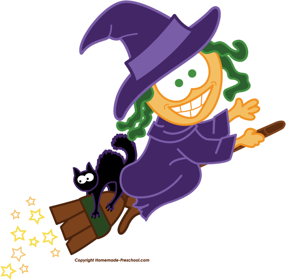 free witch cartoon clipart - photo #25