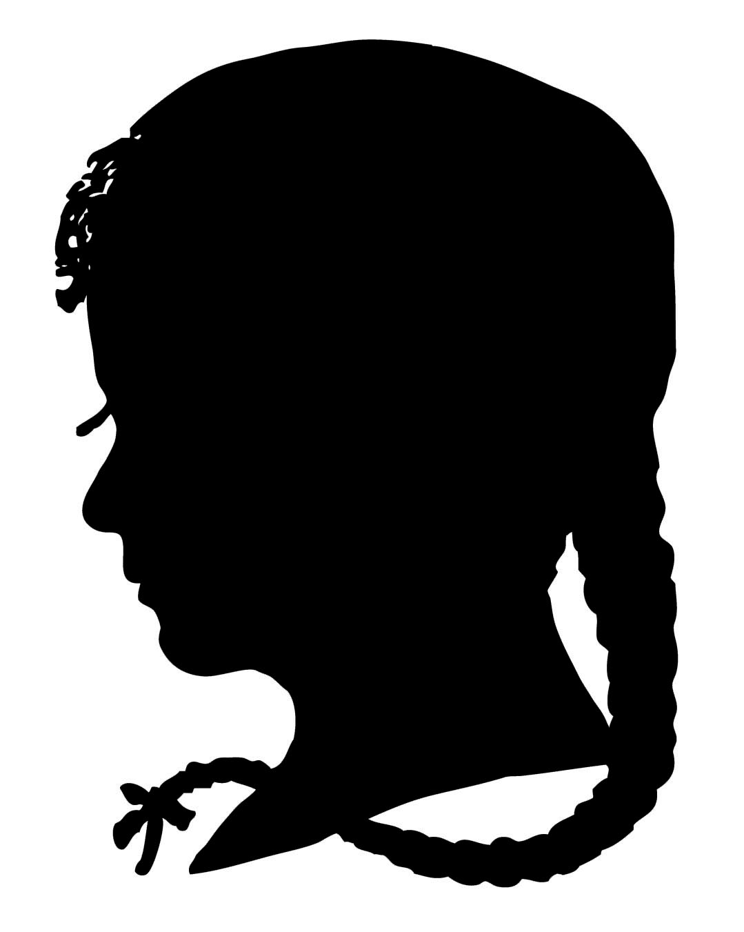 free little girl silhouette clip art - photo #28