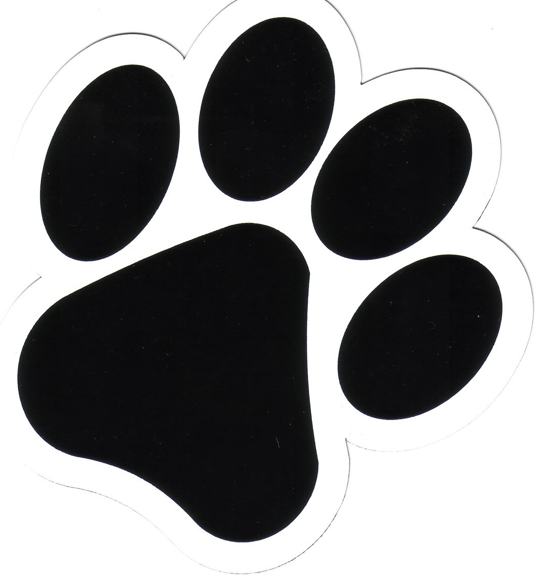 Paw Print Tattoos On Dog Paw Prints Scroll Clipart 3 8 Clipartix