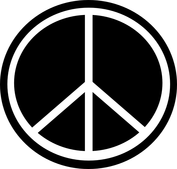Peace Sign Clip Art Clipart Clipartix