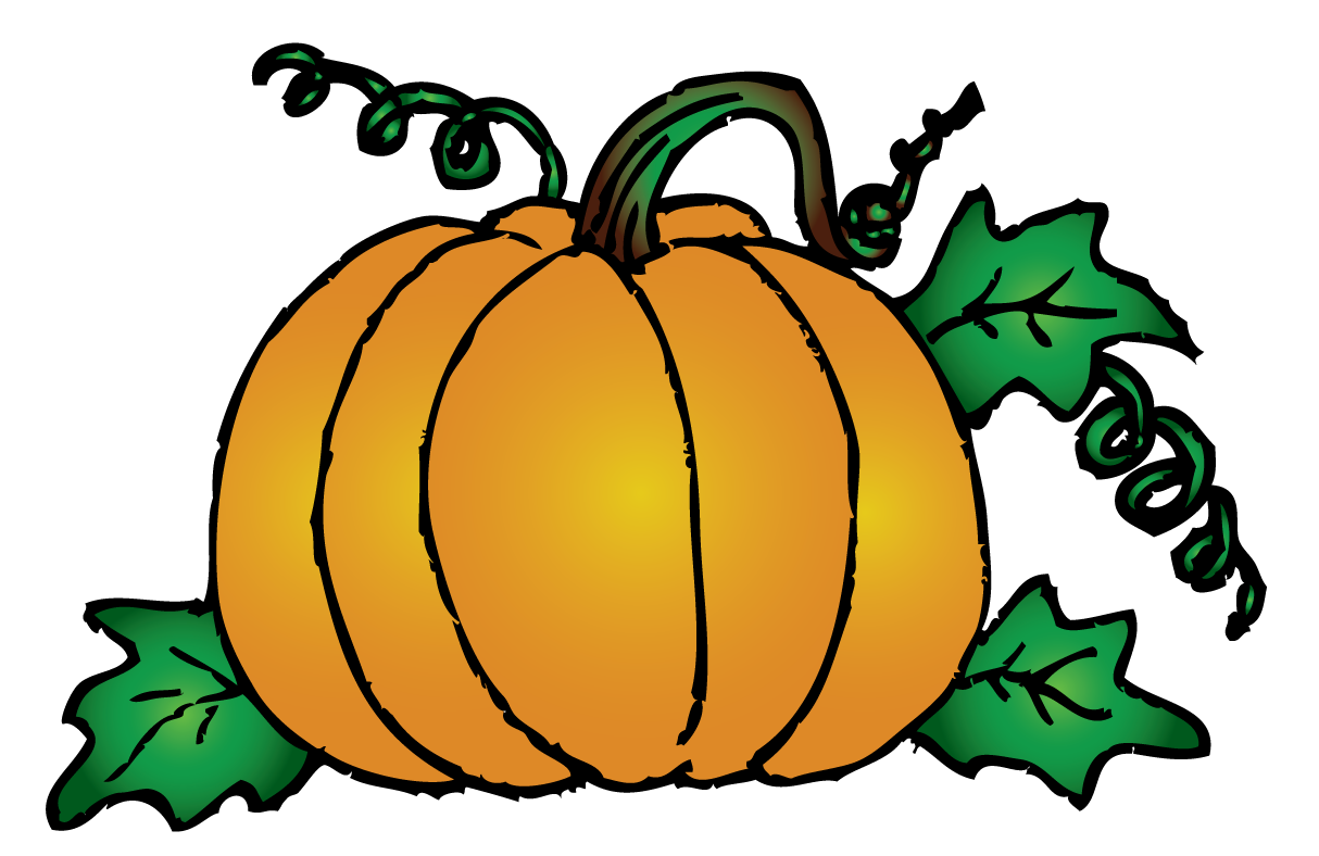 clip art free pumpkins and leaves - photo #20