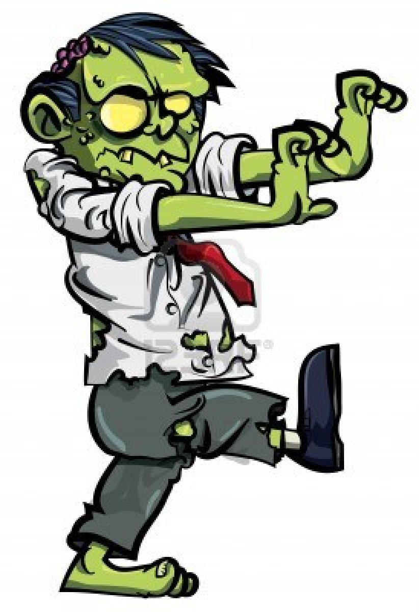 zombie clipart black and white - photo #21