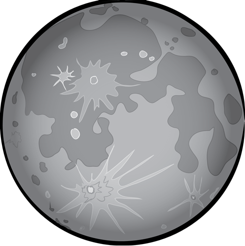 clipart planets black and white - photo #31