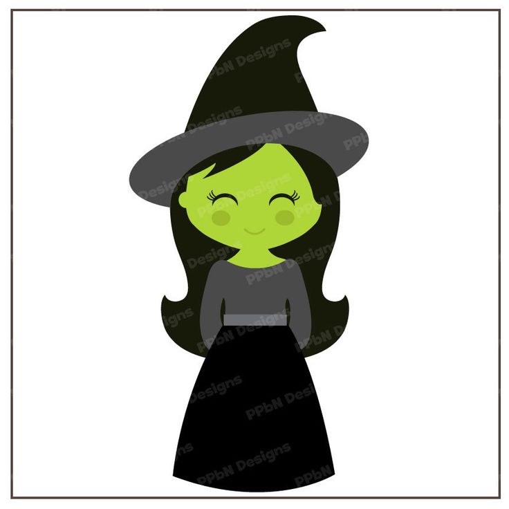 free witch cartoon clipart - photo #32