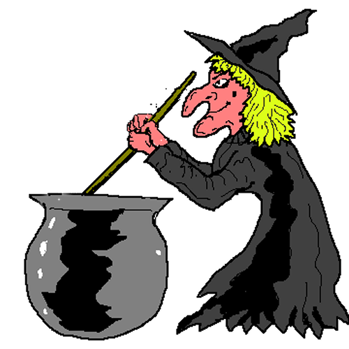free halloween clipart witch cauldron - photo #37