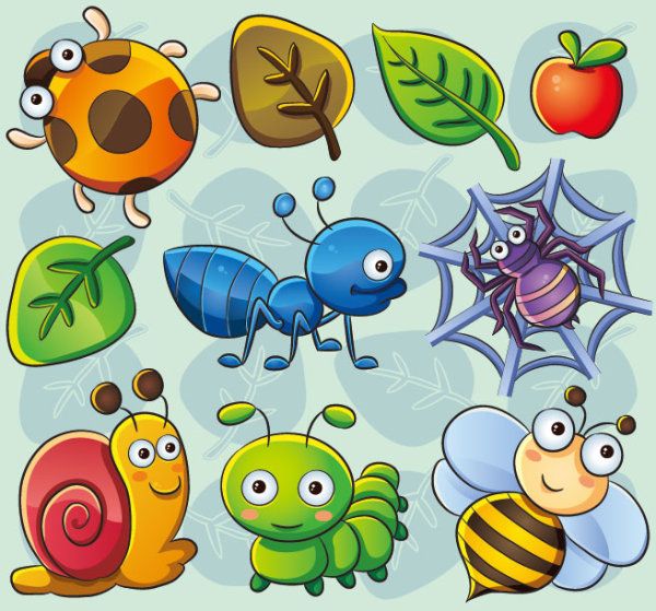 free clipart cartoon insects - photo #50