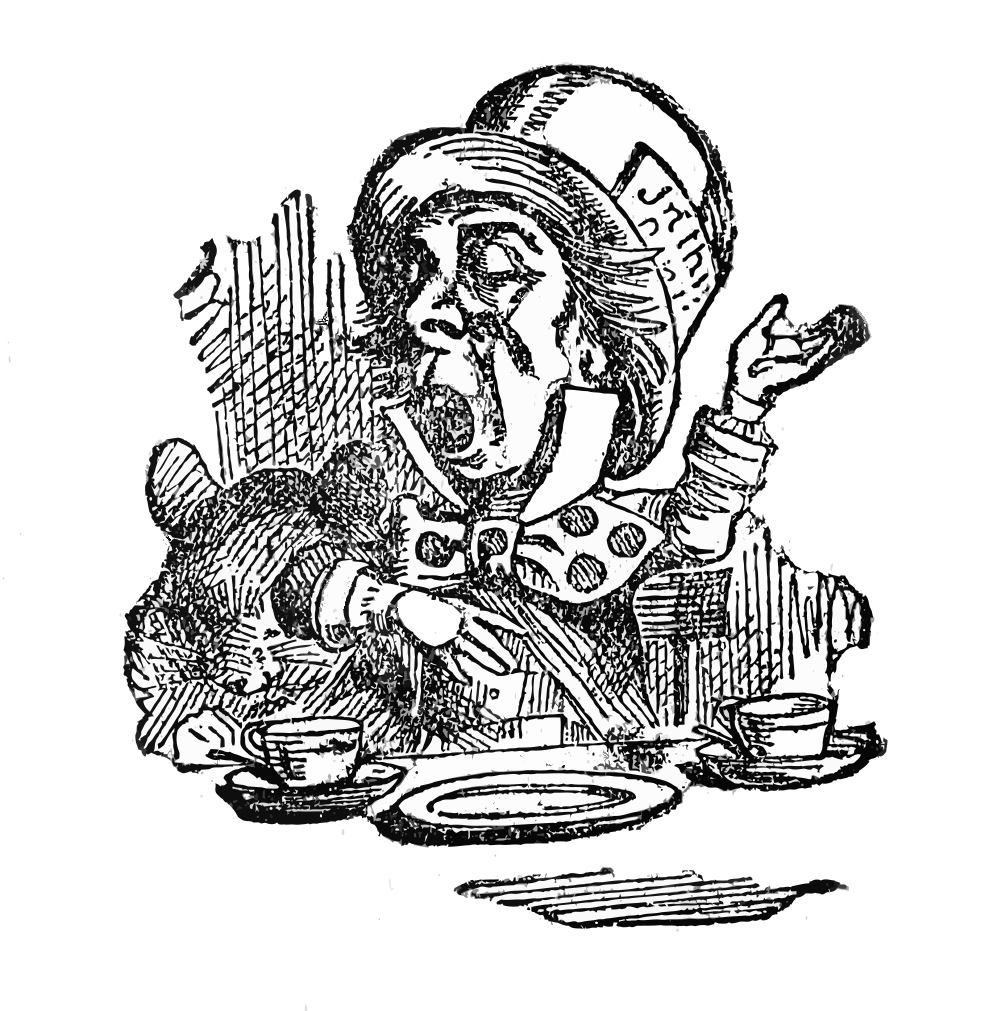 alice in wonderland mad hatter clip art - photo #14